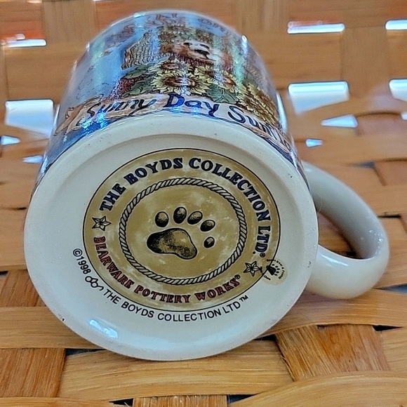 BLOOMIN' MUG, BOYDS BEARS & FRIENDS, BEARWARE POTTERY WORKS THE BOYDS COLLECTION - Picture 5 of 8